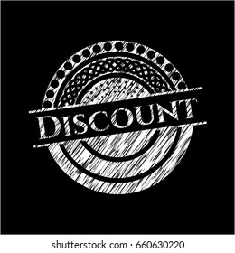Discount chalkboard emblem