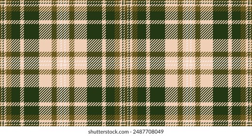 Discount check textile tartan, proud plaid vector fabric. Retro background pattern seamless texture in light and dark colors palette.