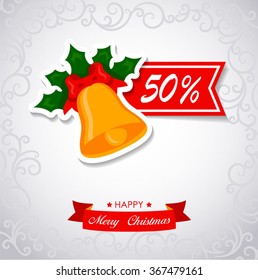 Discount Christmas with bell