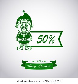 Discount Christmas with elf linear