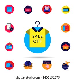 Discount, clothing icon. Universal set of discount for website design and development, app development