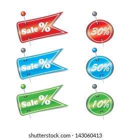  Discount color labels.