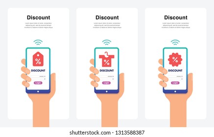 Discount Concept, New And Modern Trends. Can Use For Marketing And Promotion, Web, Mobile, Infographics, Editorial, Commercial Use And Others. Vector. 