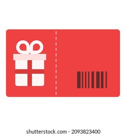 discount coupon flat clipart vector illustration