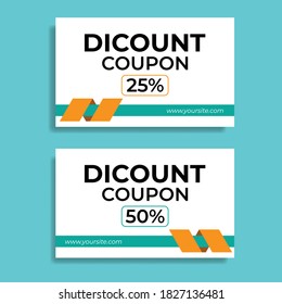 Discount Coupon. Great vector for sales promotion, product marketing, fashion, apps, web, social media, online shops etc.