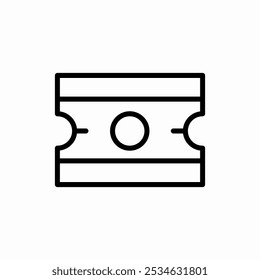 Vector de signo de icono de Cupón de descuento