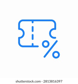 discount coupon icon sign vector