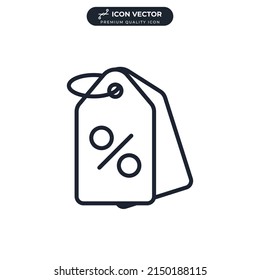 discount coupon icon symbol template for graphic and web design collection logo vector illustration