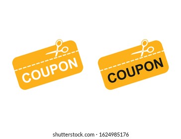 Discount Coupon Icon vector Illustration