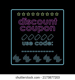 Discount Coupon Sign, Use Code