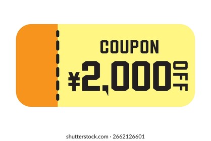 Descuento Ilustración vectorial de Cupón en colores de verano