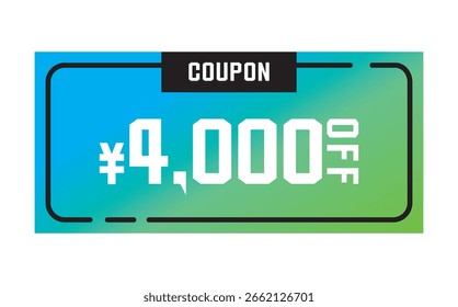 Descuento Ilustración vectorial de Cupón en colores de verano