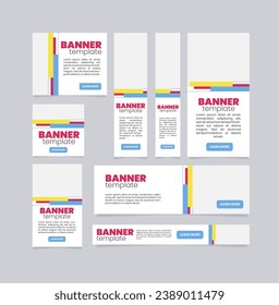 Discount coupon web banner design template. Vector flyer with text space. Advertising placard with customized copyspace. Promotional printable poster for advertising. Graphic layout
