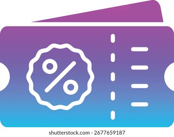 Discount Coupons vector icon. Can be used for printing, mobile and web applications.