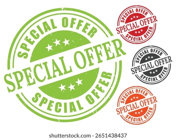 Discount Deal Badge Collection, Special Offer Vector Stamp Pack