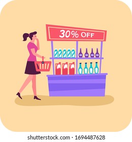 discount display stand vector, sale, market, store, mall, shop, shopping vectors.