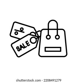 Discount Editable and fully layered vector icon