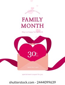 discount event popup for family month