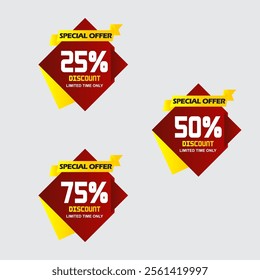 discount flash sale background vector simple color design
