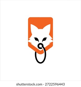 Plantilla de Vector de diseño de logotipo de Fox Concept