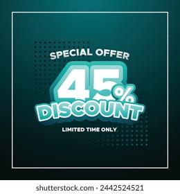 Discount Fun Number Vector Design Collection