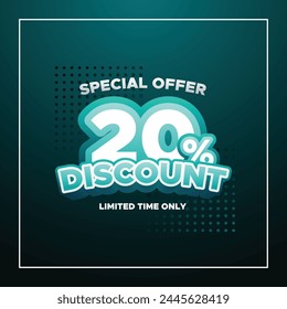 Discount Fun Number Vector Design Collection