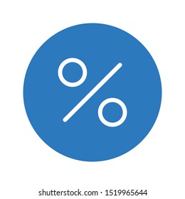 discount glyph colour line vector icon