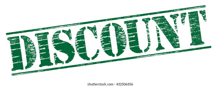 discount grunge stamp, vector illustration