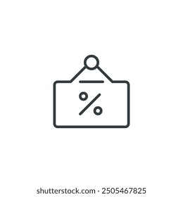 Discount icon, Discount 1 vector illustration