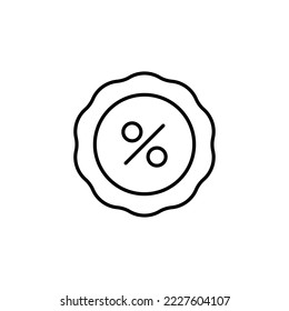 Icono de descuento para aplicaciones y sitios web