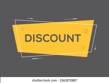 DISCOUNT ICON CONCEPT