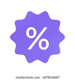 Discount icon design, sale offer icon. Flat design icon ready to use for website, mobile app, presentation and any other projects.