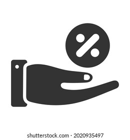 gráficos vectoriales de diseño de iconos de descuento