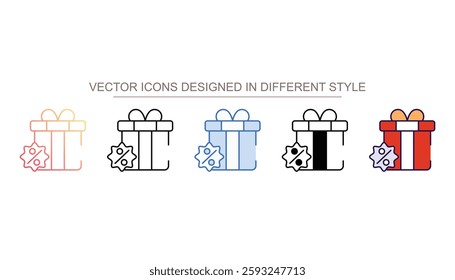 Discount icon design with white background stock illustration