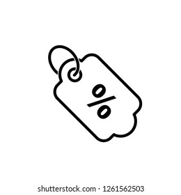 Discount Icon. Editable vector stroke 64x64 Pixel