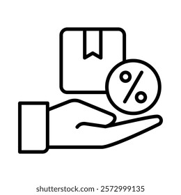 Discount Icon Element For Design
