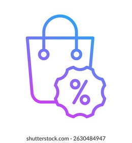 Elemento De Ícone De Desconto Para Design