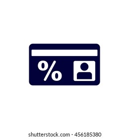 Discount Icon, flat design style