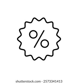 Discount icon Flat fill set collection