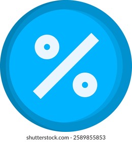 Discount Icon Flat Vector Illustration