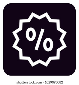 Discount icon illustration