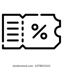 Discount icon Illustration, for web, app, infographic, etc