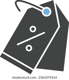 Imagen de icono de descuento. Adecuado para aplicaciones móviles.