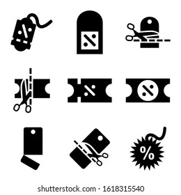 discount icon isolated sign symbol vector illustration - Collection of high quality black style vector icons

