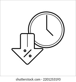 discount icon with limited time, don't miss it.