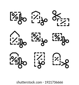 discount icon or logo isolated sign symbol vector illustration - Collection of high quality black style vector icons
