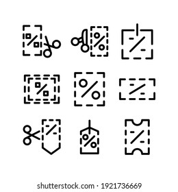 discount icon or logo isolated sign symbol vector illustration - Collection of high quality black style vector icons
