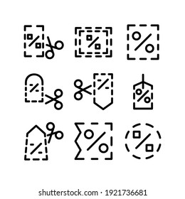 discount icon or logo isolated sign symbol vector illustration - Collection of high quality black style vector icons
