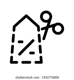 discount icon or logo isolated sign symbol vector illustration - high quality black style vector icons
