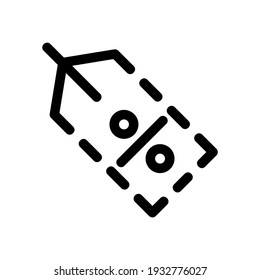 discount icon or logo isolated sign symbol vector illustration - high quality black style vector icons
